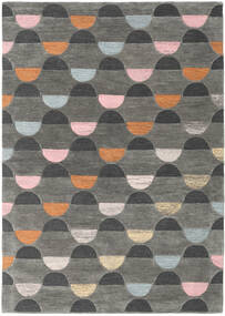 Candy - Grigio/Multi Tappeto 160X230 Moderno Grigio Scuro/Grigio Chiaro (Lana, India)