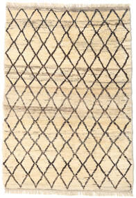 Barchi/Moroccan Berber - Afganistan Teppich
 120X174 Echter Moderner Handgeknüpfter Beige/Dunkelbraun (Wolle, Afghanistan)