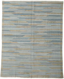 Kelim Moderni Matto 233X295 Moderni Käsinkudottu Vaaleanharmaa/Tummanharmaa (Villa, Afganistan)