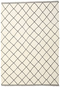 Kilim Ariana Dywan 208X298 Nowoczesny Tkany Ręcznie Beżowy/Biały/Creme (Wełna, Afganistan)