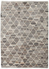 Kilim Ariana Rug 180X249 Authentic
 Modern Handwoven Light Grey/Dark Grey (Wool, Afghanistan)