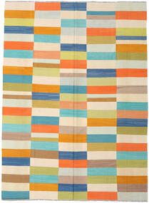 Kelim Moderni Matto 268X366 Moderni Käsinkudottu Beige/Oranssi Isot (Villa, Afganistan)