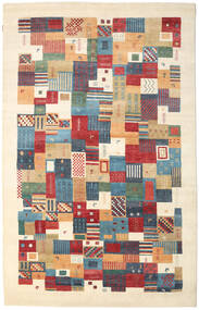 Gabbeh Loribaft Matto 188X297 Moderni Käsinsolmittu Beige/Tummanharmaa (Villa, Intia)