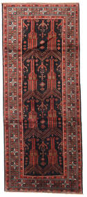 Beludż Dywan 125X305 Orientalny Tkany Ręcznie Chodnik Ciemnoczerwony/Czarny (Wełna, Persja/Iran)