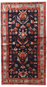 Hamadã Tapete 120X215 Oriental Feito A Mão Vermelho Escuro/Preto (Lã, Pérsia/Irão)