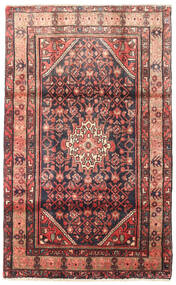 Hosseinabad Tapete 105X170 Oriental Feito A Mão Castanho Escuro/Vermelho Escuro (Lã, Pérsia/Irão)