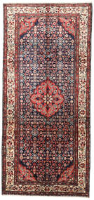 Hamadã Tapete 147X320 Oriental Feito A Mão Tapete Passadeira Castanho Escuro/Bege (Lã, Pérsia/Irão)