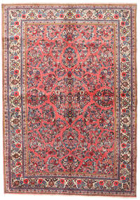 Sarough Tapis 165X230 D'orient Fait Main Rose Clair/Marron (Laine, Perse/Iran)