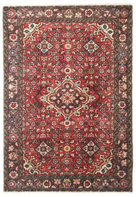 Hosseinabad Tapete 106X153 Oriental Feito A Mão Vermelho Escuro/Castanho Escuro (Lã, Pérsia/Irão)