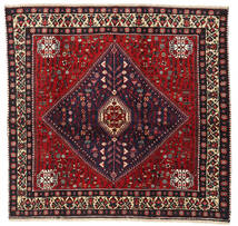 Abadeh Χαλι 196X205 Ανατολής Χειροποιητο Τετράγωνο Σκούρο Κόκκινο/Σκούρο Καφέ (Μαλλί, Περσικά/Ιρανικά)