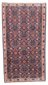 Sarough Tapis 62X113 D'orient Fait Main Violet Foncé/Rouge Foncé (Laine, Perse/Iran)