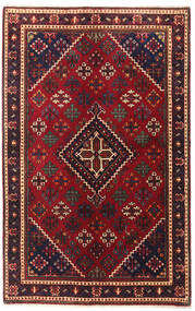 Joshaghan Tapete 131X208 Oriental Feito A Mão Vermelho Escuro/Castanho Escuro (Lã, Pérsia/Irão)