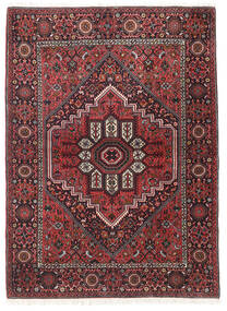 Gholtogh Teppich 105X142 Echter Orientalischer Handgeknüpfter Dunkelrot/Schwartz (Wolle, Persien/Iran)