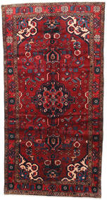 Borchalo Tapete 148X285 Oriental Feito A Mão Vermelho Escuro/Preto (Lã, Pérsia/Irão)