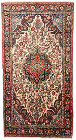 Borchalo Tapete 153X285 Oriental Feito A Mão Castanho Escuro/Bege (Lã, Pérsia/Irão)