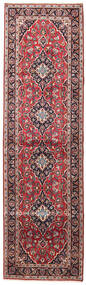 Yazd Tappeto 94X318 Orientale Fatto A Mano Alfombra Pasillo Marrone Scuro/Rosso Scuro (Lana, Persia/Iran)