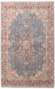 Kerman Vloerkleed 150X240 Echt Oosters Handgeknoopt Lichtgrijs/Beige (Wol, Perzië/Iran)