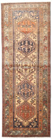 Ardabil Tapis 114X310 D'orient Fait Main Tapis Couloir Marron/Rouge Foncé (Laine, Perse/Iran)