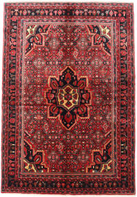 Hosseinabad Tapete 160X230 Oriental Feito A Mão Vermelho Escuro/Vermelho (Lã, Pérsia/Irão)