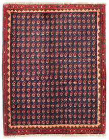 Sarough Tapis 74X98 D'orient Fait Main Rouge Foncé/Gris Foncé (Laine, Perse/Iran)