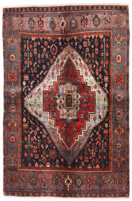 Gholtogh Teppich 130X200 Echter Orientalischer Handgeknüpfter Dunkelrot/Schwartz (Wolle, Persien/Iran)