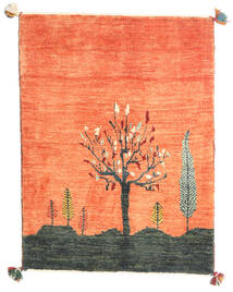 Gabbeh Kashkooli Tappeto 85X115 Moderno Fatto A Mano Arancione/Rosso (Lana, Persia/Iran)