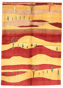 Gabbeh Kashkooli Alfombra 147X207 Moderna Hecha A Mano Óxido/Roja/Marrón Claro (Lana, Persia/Irán)