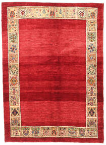 Gabbeh Kashkooli Alfombra 145X195 Moderna Hecha A Mano Roja/Beige (Lana, Persia/Irán)