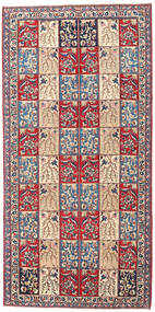 ナジャファバード パティナ 絨毯 145X297 オリエンタル 手織り 廊下 カーペット 濃いグレー/茶 (ウール, ペルシャ/イラン)