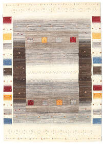 Gabbeh Loribaft Matto 170X245 Moderni Käsinsolmittu Beige/Vaaleanharmaa (Villa, Intia)