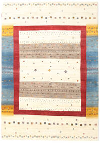 Gabbeh Loribaft Matto 163X233 Moderni Käsinsolmittu Beige/Tummanruskea (Villa, Intia)