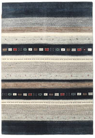 Gabbeh Loribaft Matto 166X242 Moderni Käsinsolmittu Vaaleanharmaa/Tummansininen (Villa, Intia)