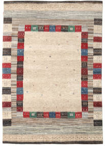 Gabbeh Loribaft Matto 167X241 Moderni Käsinsolmittu Beige/Vaaleanharmaa (Villa, Intia)