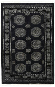 Pakisztáni Bokhara 3Ply Szőnyeg 134X204 Keleti Csomózású Fekete/Sötétszürke (Gyapjú, Pakisztán
)