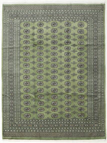 Pakistan Bokhara 2Ply Vloerkleed 246X315 Echt Oosters Handgeknoopt Olijfgroen/Donkergrijs (Wol, Pakistan)