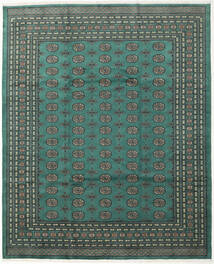 Pakistan Bokhara 2Ply Vloerkleed 249X304 Echt Oosters Handgeknoopt Donker Turkoois/Donkergroen (Wol, Pakistan)