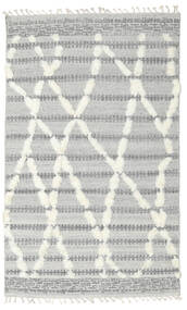 Barchi/Moroccan Berber - Indo Covor 155X245 Modern Lucrat Manual Gri Deschis/Bej-Crem (Lână, India)