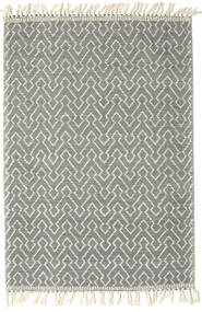 Kilim Drop/Struktur Szőnyeg 160X230 Modern Kézi Szövésű Sötétszürke/Világosszürke (Gyapjú, India)