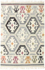 Mayor - Harmaa Matto 120X180 Moderni Käsinkudottu Beige/Vaaleanharmaa (Villa, Intia)