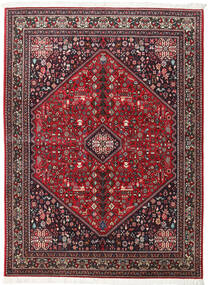 Abadeh Χαλι 154X210 Ανατολής Χειροποιητο Σκούρο Κόκκινο/Μαύρα (Μαλλί, Περσικά/Ιρανικά)