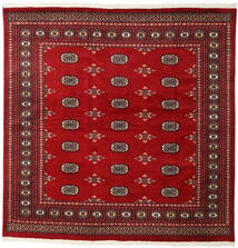 Pakisztáni Bokhara 2Ply Szőnyeg 202X202 Keleti Csomózású Szögletes Sötétpiros/Piros (Gyapjú, Pakisztán
)