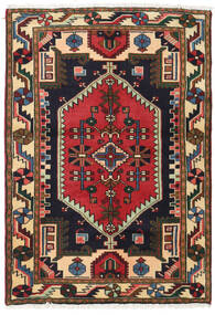Asadabad Tappeto 84X120 Orientale Fatto A Mano Nero/Marrone Scuro (Lana, Persia/Iran)