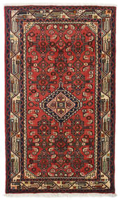 Asadabad Tappeto 76X129 Orientale Fatto A Mano Marrone Scuro/Nero (Lana, Persia/Iran)
