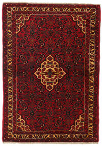 Hamadã Tapete 110X158 Oriental Feito A Mão Vermelho Escuro/Vermelho (Lã, Pérsia/Irão)