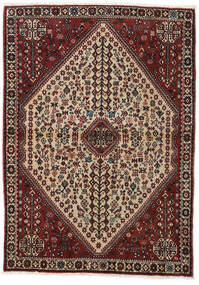 Abadeh Χαλι 110X150 Ανατολής Χειροποιητο Σκούρο Κόκκινο/Ανοιχτό Καφέ (Μαλλί, Περσικά/Ιρανικά)