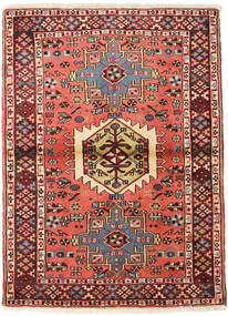 Ardabil Tapis 115X155 D'orient Fait Main Rouge Foncé/Marron Foncé (Laine, Perse/Iran)