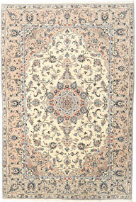 Keshan Matta 205X300 Äkta Orientalisk Handknuten Beige/Ljusgrå (Ull, Persien/Iran)