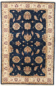 Ziegler Rug 123X188 Authentic Oriental Handknotted Dark Blue/Beige (Wool, Afghanistan)