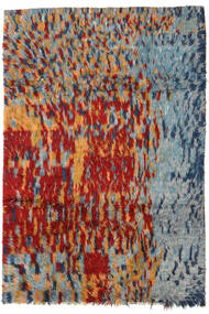 Moroccan Berber - Afganistan Dywan 198X294 Nowoczesny Tkany Ręcznie Ciemnoczerwony/Jasnoszary (Wełna, Afganistan)