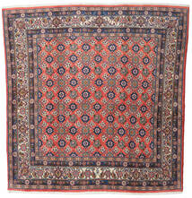 Varamin Sherkat Farsh Tapis 200X200 D'orient Fait Main Carré Violet Foncé/Gris Clair (Laine, Perse/Iran)